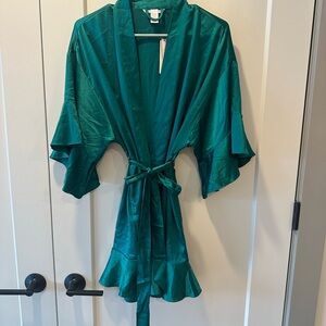 New VS Green Kimono Robe